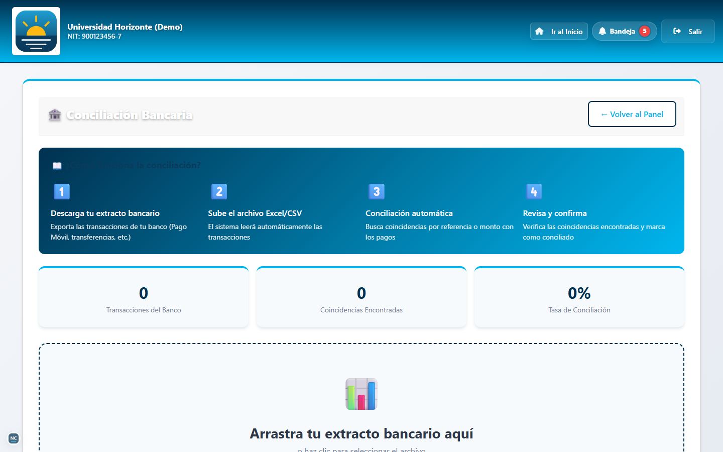 Conciliación bancaria en cuatro pasos